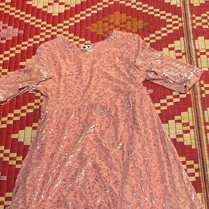 Self Esteem Pink Floral Kids Dress